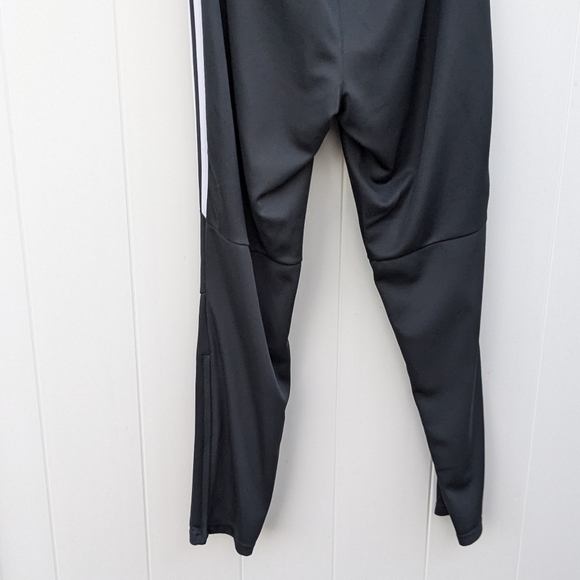 Adidas Athletic Pants Climacool Women's Size Large Black & White Stripe Tapered - Picture 8 of 12